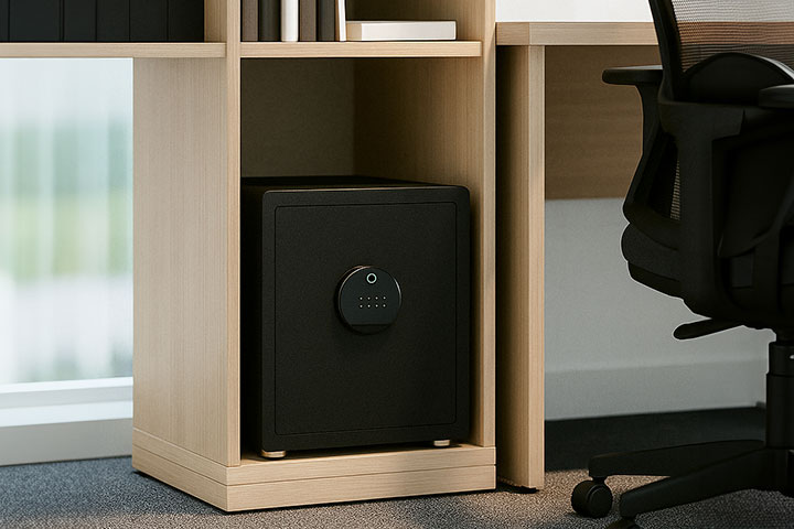 Modern Compact Fingerprint Safe